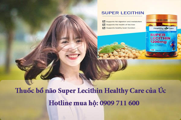 Thuốc bổ não Úc Super Lecithin Healthy Care